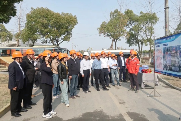 【江苏东软】中国电力建设企业协会调研嘉兴市联合污水厂光伏发电项目